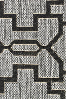 Alaska Indoor Outdoor 08 Grey Black Rug