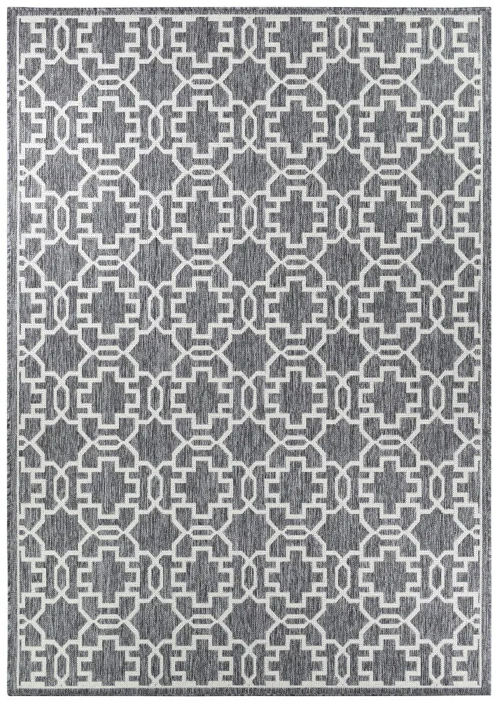 Alaska Indoor Outdoor 08 Grey Cream Rug