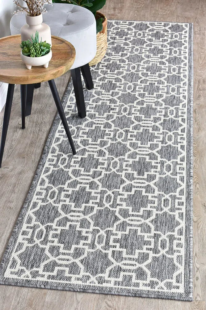 Alaska Indoor Outdoor 08 Grey Cream Rug