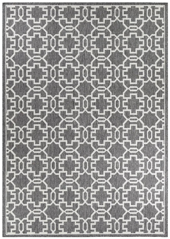 Alaska Indoor Outdoor 08 Brown Cream Rug