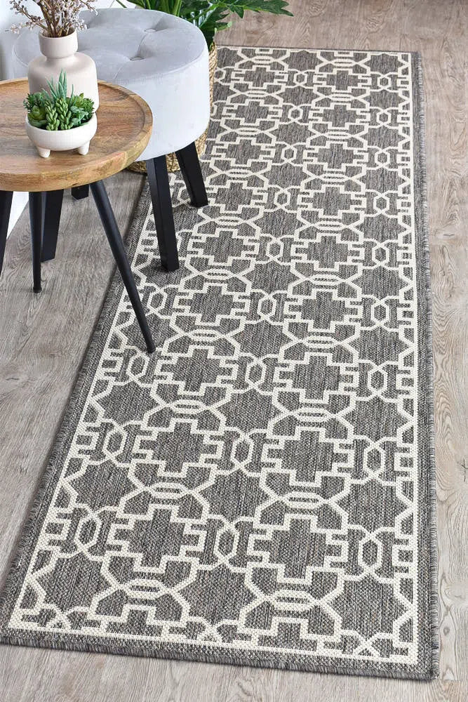 Alaska Indoor Outdoor 08 Brown Cream Rug