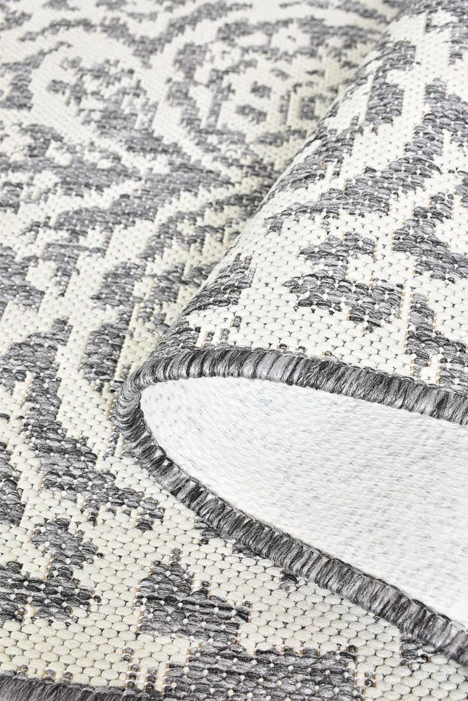 Alaska Indoor Outdoor 05 Grey Cream Rug