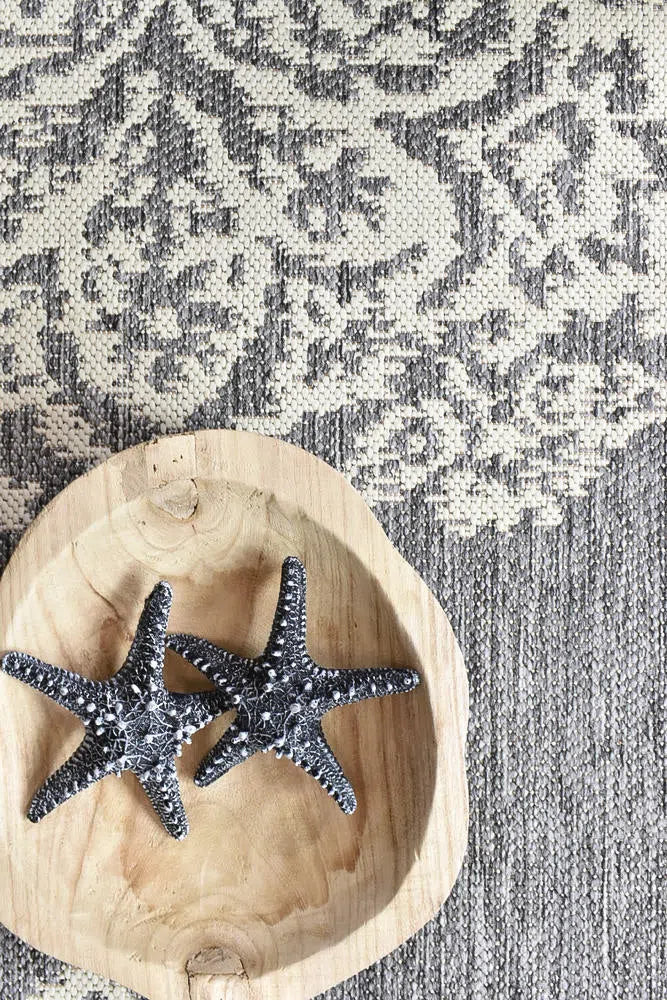 Alaska Indoor Outdoor 05 Grey Cream Rug