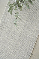 Madras Parker Dove Runner Rug