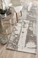 Magnolia 11 Silver Runner Rug