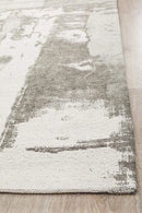Magnolia 11 Silver Runner Rug
