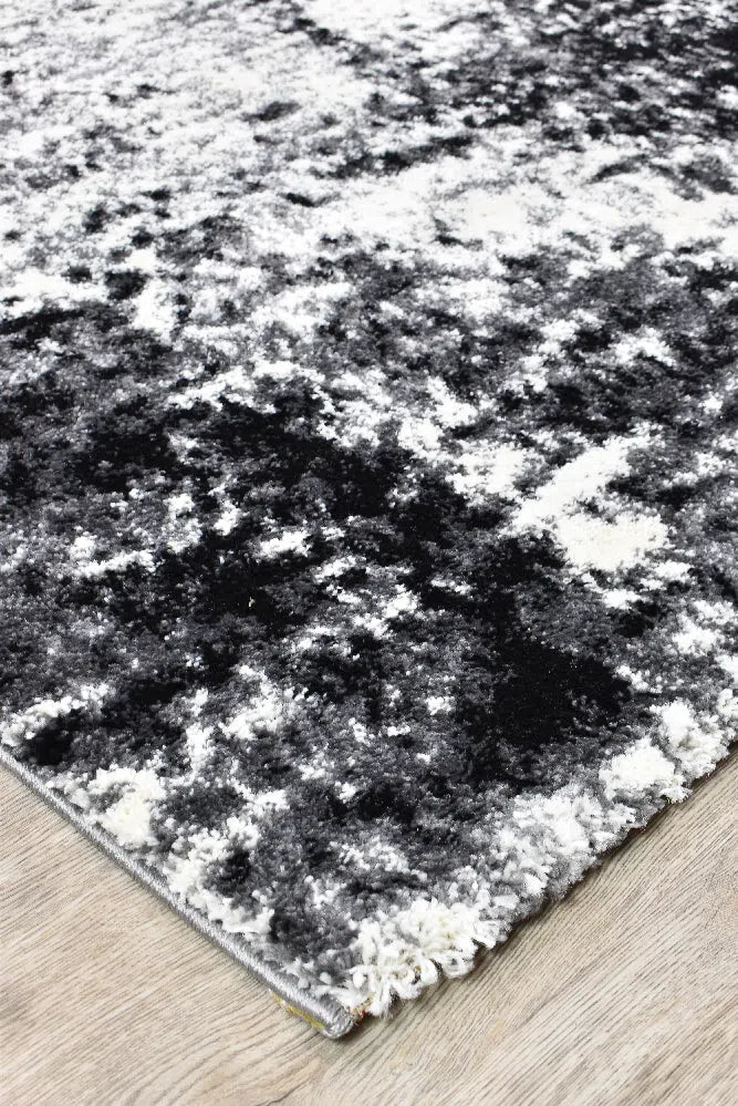 Dahlia 651 Black White Rug