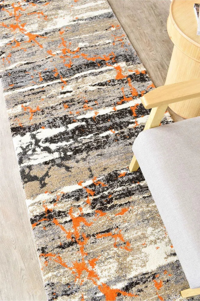 Dahlia 696 Beige Orange Rug