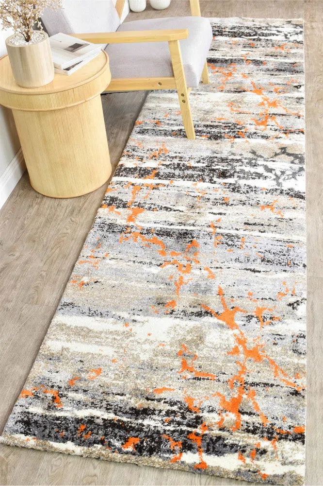 Dahlia 696 Beige Orange Rug