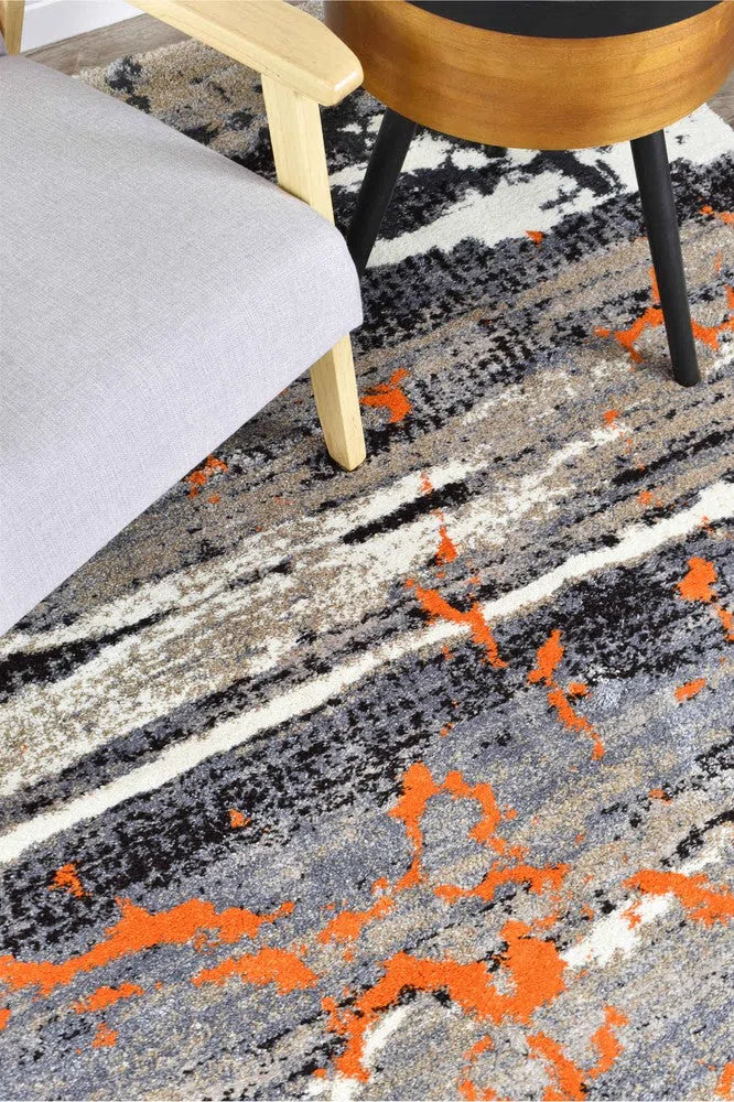 Dahlia 696 Beige Orange Rug