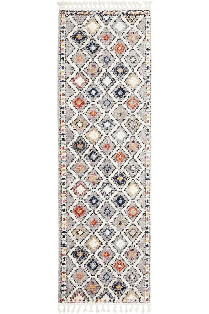 Marrakesh 555 Grey Runner Rug