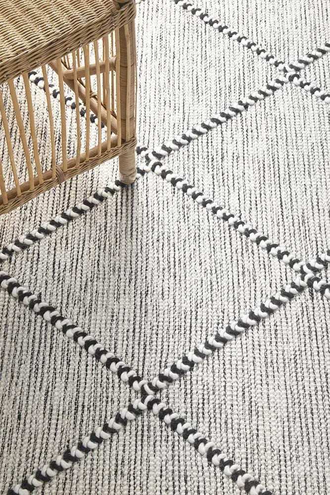 Maison Jasmin Grey Wool Rug