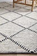 Maison Jasmin Grey Wool Rug