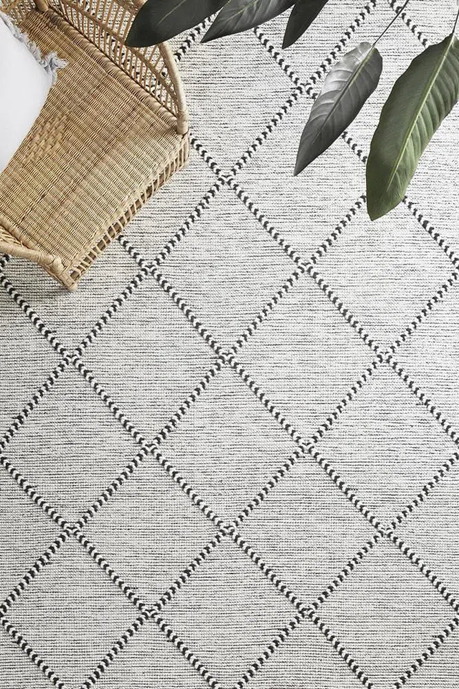 Maison Jasmin Grey Wool Rug