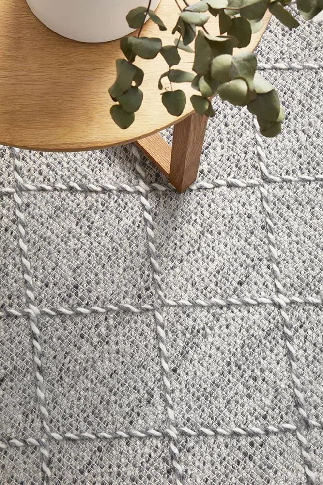Maison Noah Grey Wool Rug