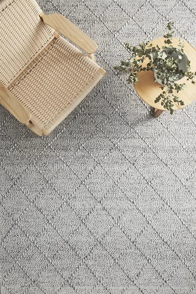 Maison Noah Grey Wool Rug