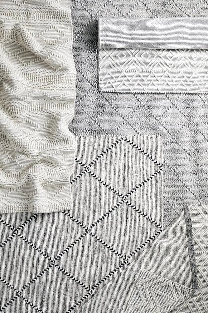 Maison Noah Grey Wool Rug