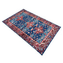 Dibru Multicolour Traditional Machine Washable Rug
