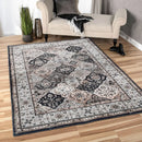 Shilloi Multicolour Machine Washable Rug