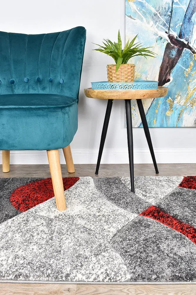 Dahlia 298 Red Rug