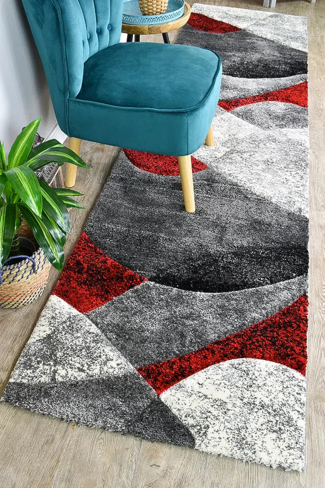 Dahlia 298 Red Rug