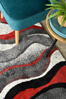 Dahlia 300 Red Rug