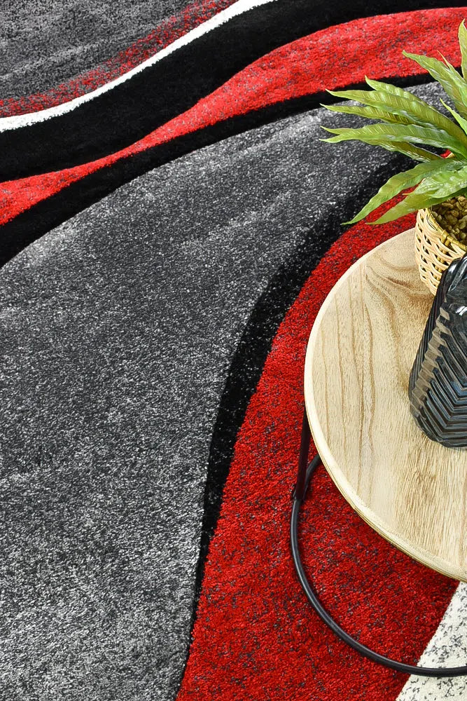 Dahlia 300 Red Rug