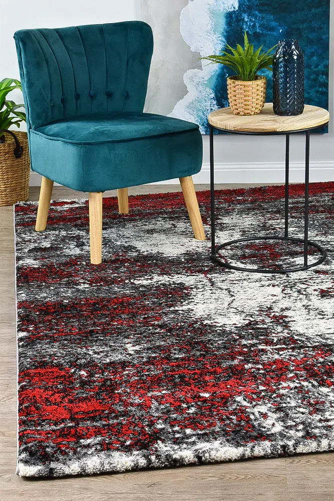 Dahlia 651 Red Rug