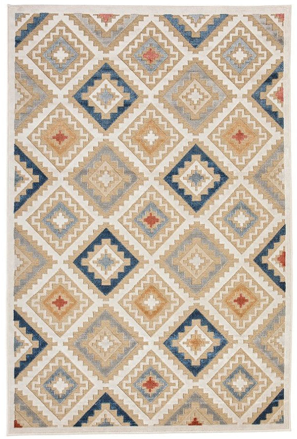 Mito Multicolour Indoor Outdoor Rug | Cheap Rugs Australia