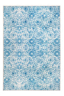 Mozaic Blue Non-Slip Rug