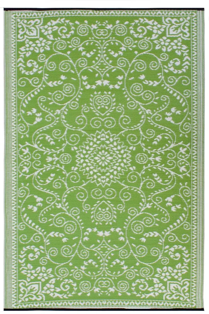 Murano Green Reversible Outdoor Rug