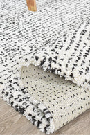 Naomi Polka Ivory Shag Rug
