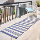 Newport Alvi Blue Runner Rug