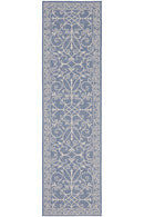 Newport Romy Blue Runner Rug | Cheap Rugs Australia