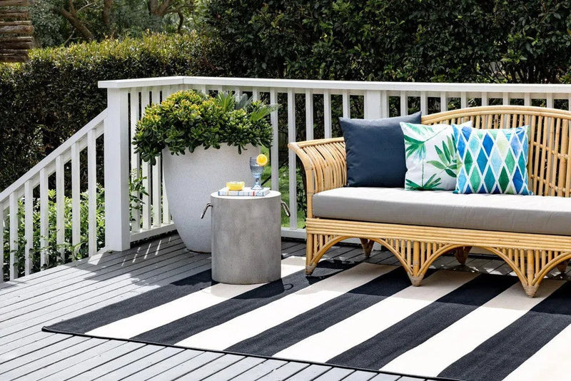 Nyoma Black Outdoor Rug