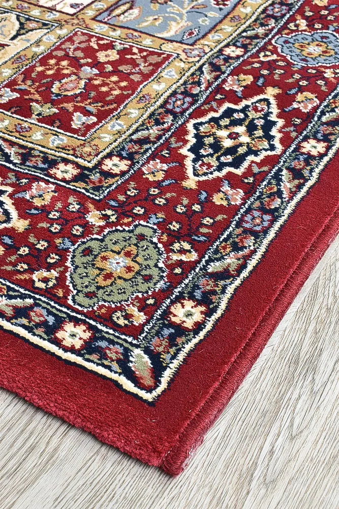 Zeus Red 14 Traditional Rug