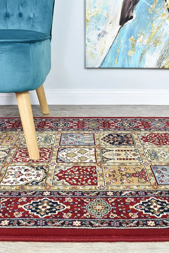 Zeus Red 14 Traditional Rug