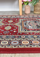 Zeus Red Medallion Rug