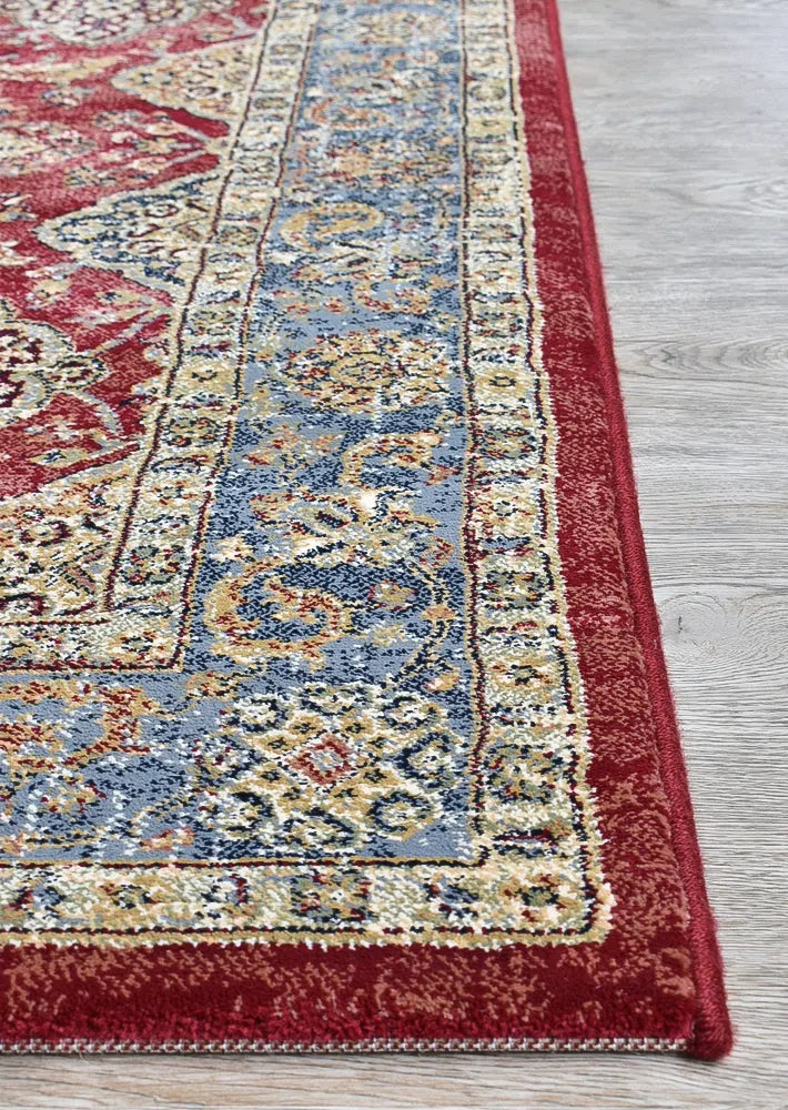Zeus Red 54 Traditional Rug
