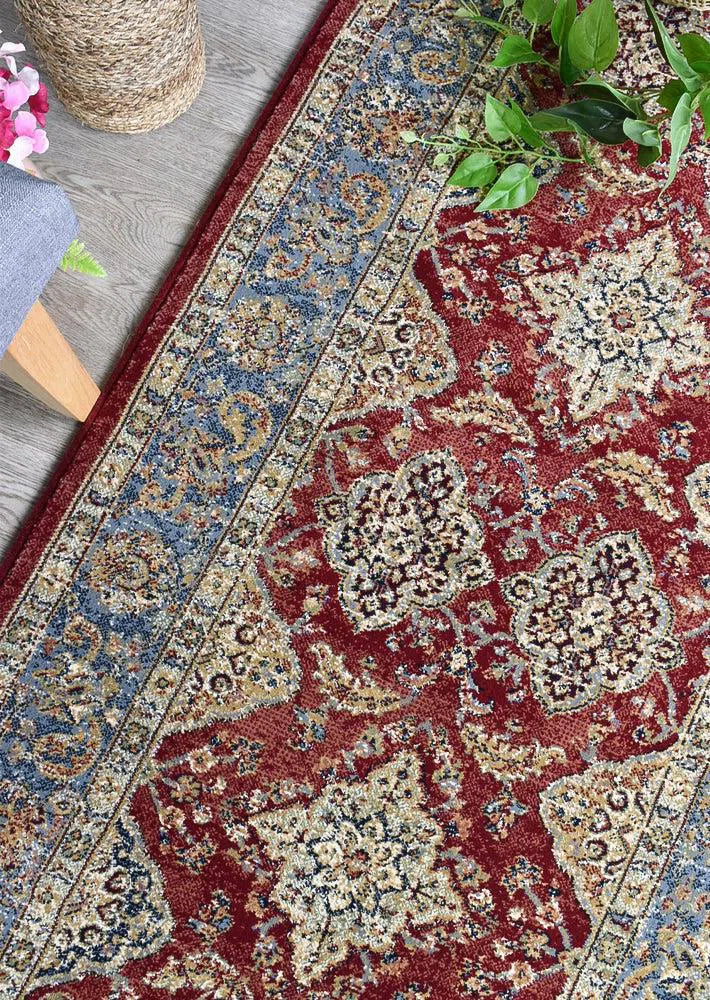 Zeus Red 54 Traditional Rug