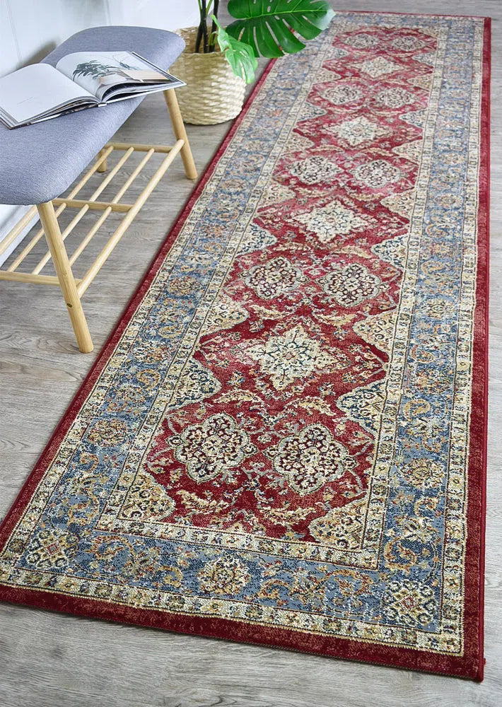 Zeus Red 54 Traditional Rug