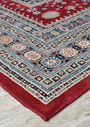 Zeus Red Medallion Rug