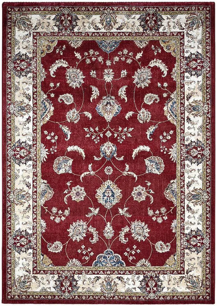 Zeus Red 64 Traditional Rug