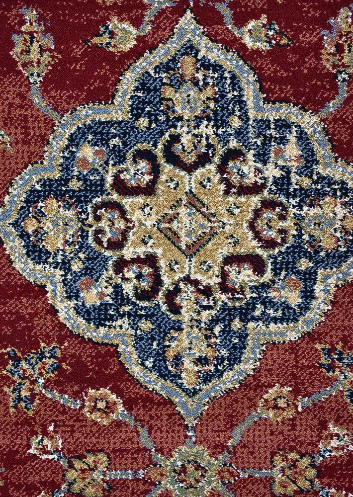 Zeus Red 54 Traditional Rug