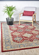 Zeus Red 54 Traditional Rug