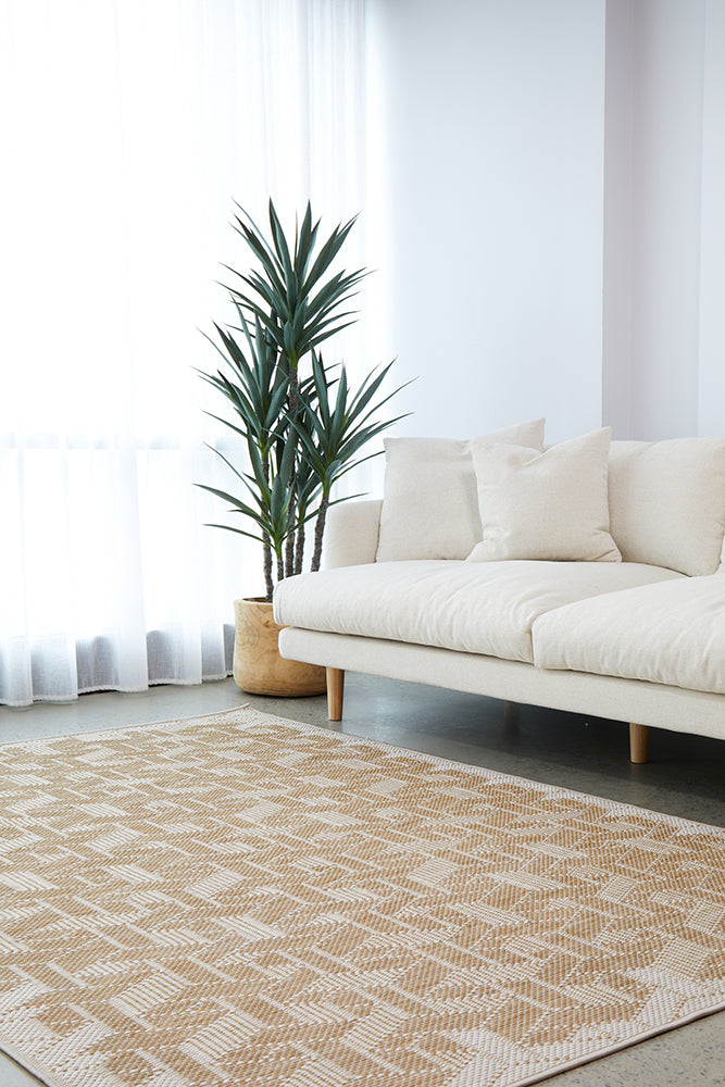 Patio Kudo Natural Indoor Outdoor Rug