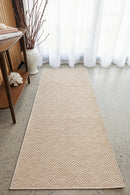 Patio Misty Natural Indoor Outdoor Runner Rug