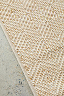 Patio Misty Natural Indoor Outdoor Runner Rug