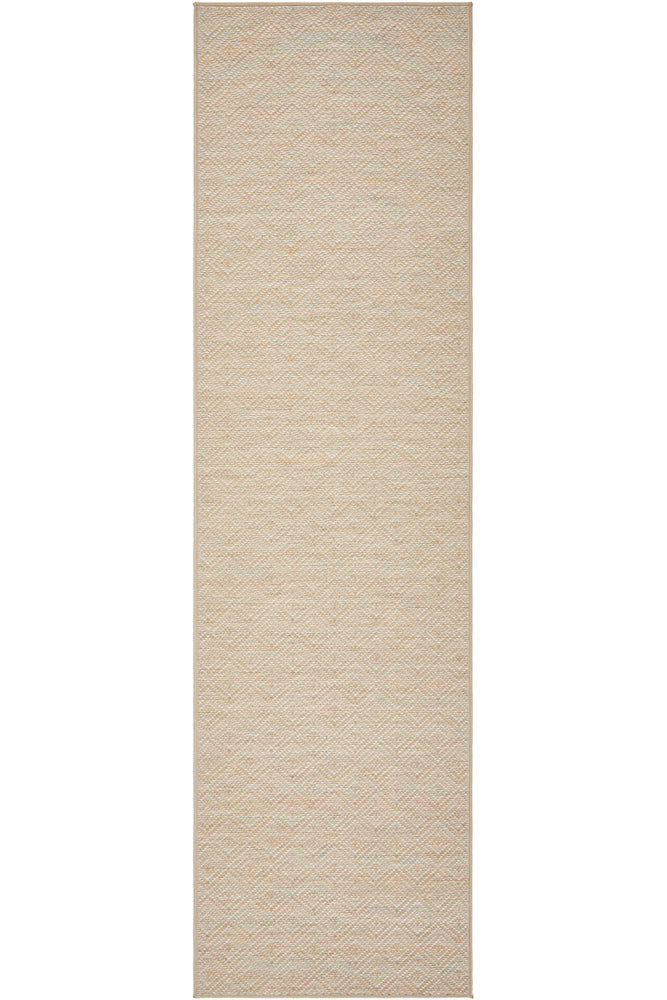 Patio Misty Natural Indoor Outdoor Runner Rug