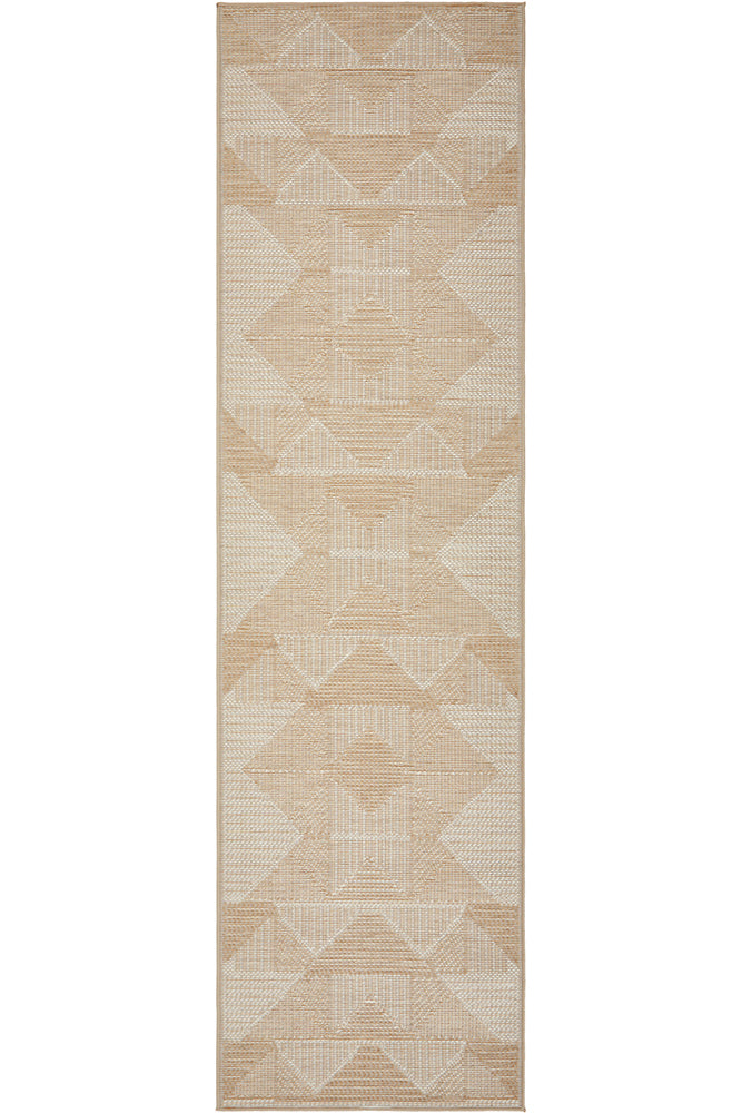 Patio Rico Natural Indoor Outdoor Runner Rug